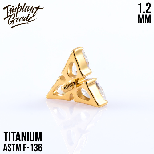 Накрутка Тройная золото 1.2 мм фото 2